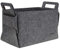 DuneDesign 37x24x37 XL Kaminholz Filzkorb - Extra Hoch - 25L Filz Regalkorb Aufbewahrungskorb Grau
