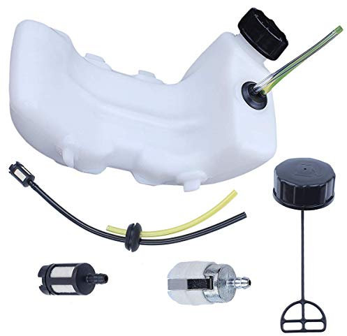 Hippotech Serbatoio del carburante con tappo Linea di alimentazione Guaina del tubo flessibile per Honda GX35 GX35NT HHT35S UMK435 Decespugliatore più sottile per motore a gas a 4 tempi Motore trimmer