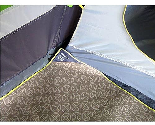 Hi-Gear Vanguard 6 Tent Carpet with Waterproof Backing, Outdoor Rug, Picnic Rug, Picnic Blanket, Festival Essentials, Camping Equipment, Camping Accessories, Grey, Grey, One Size