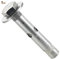 BricoLoco Tassello di ancoraggio metallico in acciaio inox A-2 AISI 304 con vite esagonale. Per parete, soffitto, pavimento, trx, tenda... (10, 10x100 (per punta 12 mm.))