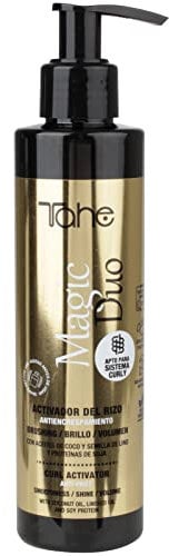 Tahe Magic Duo de doble función Activador del rizo/Alisado Antiencrespamiento, protección, nutrición y anti-frizz, 200 ml
