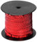 Pssopp 100 Yard Paillette DIY Paillettenband Flachen Paillette Trim Glänzende Paillettenbänder für Bastelprojekte, Tanzbekleidungen(rot)