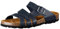 Lico Pantolette Bioline Flora Damen Pantolette, Blau, 37 EU