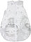 TupTam Schlafsack Baby - Wärmender Ganzjahresschlafsack 2.5 TOG, OEKO-TEX, Ärmellos, Farbe: Mond mit Elefant/Grau, Größe: 92-98