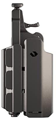 Orpaz T40 Adjustable and Modular G17 Holster with Compatible with OWB Glock 17 Holder with Light/Laser/Sight/Optics, LH-Large, MOLLE Attachment - Will Secure Your Handgun with a Tactical Appearance
