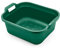 Addis Eco Made from 100 Percent Recycled Plastic Washing up Bowl with Twin Handle, Eco Green, 10 Litre