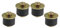 X AUTOHAUX 4 Stücke Auto Gummi Spreizdübel Gefrierstecker Fit 1-1/8-1-1/4 28mm-31mm