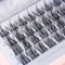 80Pcs Cluster Faux Cils 6D Faux Cils Individuel Extension avec Pincettes et Colle, Faux Cils Naturel pour Beaux Yeux