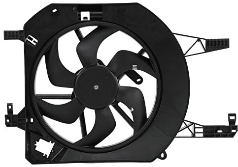 Frankberg 1 ventilateur de refroidissement moteur compatible avec Primastar X83 1.9L-2.5L 2001-2014 Trafic II JL FL EL 1.9L-2.5L 2001-Aujourd'hui Vivaro Combi J7 1.9L-2.5L 2001-2014