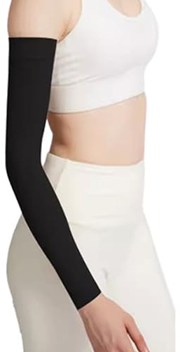Manicotti per Uomo e Donna, Manicotti per Compressione Braccio per Linfedema, Compressione Graduata per Lipedema, Edema, Recupero Post-operatorio, Aiuto nel Recupero e Supporto (L)