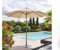 HESPERIDE Parasol Droit Rond Tinaei Taupe - 3 m
