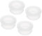 sourcing map Gummidichtung, Lochstopfen, Durchmesser 26 mm, Innendurchmesser: 21 mm, Höhe: 15,5 mm, Dichtung, kratzfest, für elektrische Box, Kabel, transparent, 4 Stück