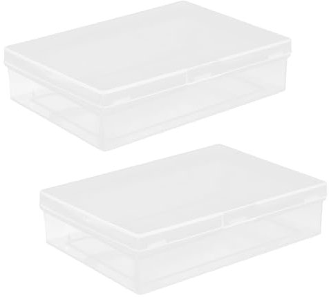 MUSISALY Kompakte Stabile Aufbewahrungsbox Für Kartenspiele 2 Stück Aufbewahrung Für Spielkarten Reisefreundliche Größe