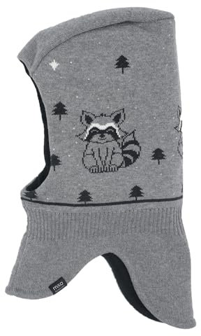 maximo MINI Boy-Schlupfmütze,Waschbär Jerseyfutter Made in Germany