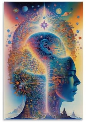 Mind Plus Poster, Wanddekoration, Film, cooler Wandkunstdruck, Poster, Vintage-Kunst, Raumdekoration, 30 x 45 cm, ungerahmter Stil