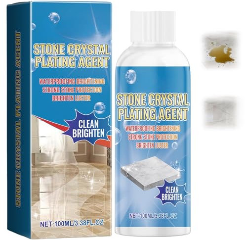 Steinkristallbeschichtungsmittel, Steinfleckenentferner, Marmorreiniger, Fleckenentferner, Reinigung von Fliesenarbeitsplatten in Wohnzimmer und Küche (1)