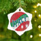 Italien-Flagge, Weihnachtsschmuck, Italien-Ornamente, Weihnachtsdekoration, Andenken, Neuheit, Keramik-Weihnachtskugel für Weihnachts-Party-Dekorationen