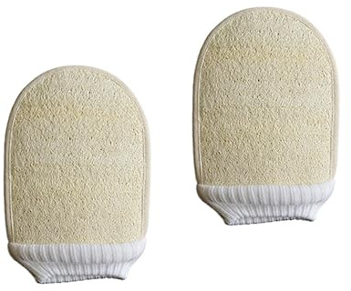 Luffa Waschhandschuh für Baden und Peeling, 2 Stück-pack, Elastisch