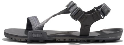 Xero Shoes Men's Z-Trail EV Barefoot Hiking Sandals, Steel Gray/Asphalt, 13