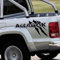AENQNVK Seitenaufkleber für die Karosserie, passend für VW Amarok V6 Pickup, Ladeflächengrafik, Krallen-Styling, Dekorabdeckung, Aufkleber, Autozubehör
