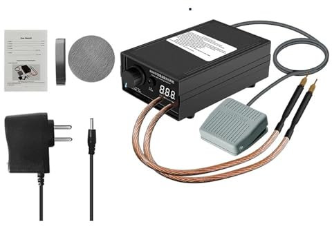 Welding Kit 8000W Mini Spot Welder Kit DIY Automat 18650 Battery Pack Welding Portable Spot Welding for 0.15MM Nickel Strip Plastic Welding Kit