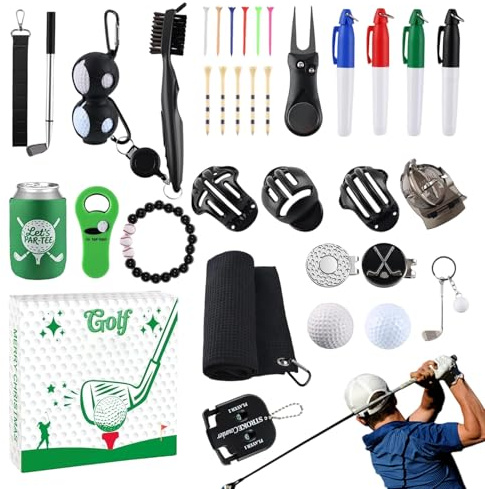 Adventskalender für Erwachsene 24 Tage Golf Zubehör Countdown zu