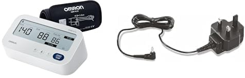 OMRON X3 Comfort AFib, Upper Arm Blood Pressure Monitor, Easy to Use, Atrial Fibrillation Detection + OMRON HHP-CM01 Universal Power Adapter