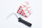 ProDec Contractor 11 Piece 4 inch Medium Pile Woven Mini Paint Rollers with Frame, Paint Roller Set for a Smooth Finish Painting with Emulsion Paints on Interior Walls and Ceilings, 4