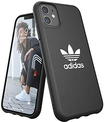 adidas 36283 Handyhülle Entwickelt für iPhone 11 Hülle, Fallgeprüfte Hüllen, stoßfeste erhöhte Kanten, Original Schutzhülle, Schwarz