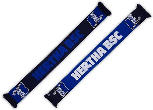 Hertha BSC Berlin Schal - Glitzer - Fanschal HBSCB - plus Lesezeichen I love Berlin