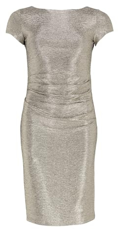 Swing Cocktailkleid aus foliertem Jersey