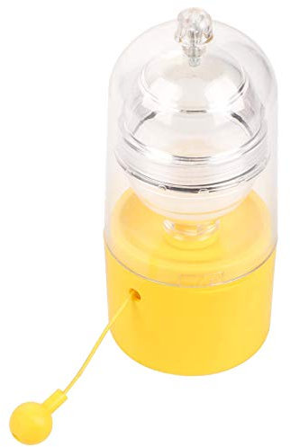 BWLZSP Hand Powered Egg Scrambler Egg Maker, Egg Shaker Egg Scrambler Shaker Schneebesen Handbetriebene Eier Yolk White Mixer Küchenhelfer zum Mischen von Eiern