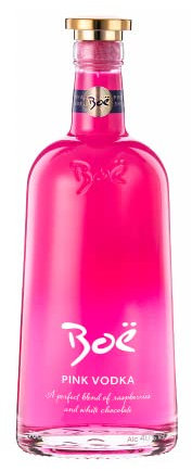Boë Pink Vodka - Raspberry & White Chocolate - Flavoured Vodka - 70cl