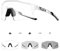 KAPVOE Photochromatische Selbsttönend Fahrradbrille TR90 Rahmen für Herren Damen Klar Sportsonnenbrille Sport Radfahren MTB Radbrille Fahren Sportbrille Baseball Laufen klar 12