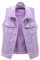 BAIXIAOCHI Gilet Di Jeans Da Donna Corto Primavera Ed Estate Giacca Senza Maniche Sfilacciata Slim Fit Con Cardigan Strappato Top