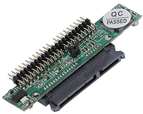 PUSOKEI SATA to IDE Bridge Board Adapter, SATA Male to 44 pin Female 2.5 inch IDE Adapter, Laptop Hard Drive Female to 7+15 pin Male SATA Adapter for for DOS for OS X for Linux x