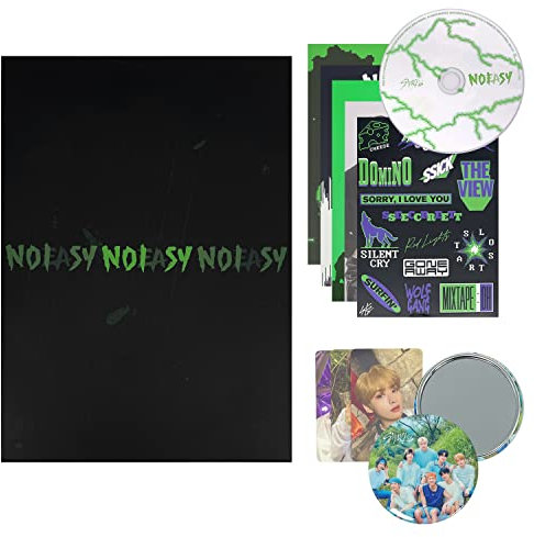 DREAMUS Stray Kids – Noeasy [Standard Ver] The 2nd Album (type A) CD-R + livre photo + affiche + carte photo double face + livre de paroles + autocollant + (4 cartes photos supplémentaires + 1 carte
