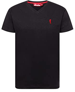 derbe Herren Shirt schwarz/rot M