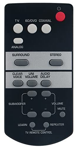 FSR68 ZJ78800 Replace Remote Control Work for Yamaha Sound Bar YAS-93 YAS93 YAS-103 YAS103 Soudbar Speaker