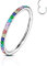 CM Crareesi Mania Ohrring Damen 16G/18G/20G Conch Piercing Ring Helix Piercings Chirurgenstahl Nasenpiercing Creolen Nasenring Daith Rook Tragus Piercing Schmuck Regenbogen Zirkonia