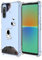 EASSGU TPU Silikon Hülle für Smartphone, Compatible with Sony Xperia 10 IV (6 Inches), Durchsichtig Farbmalerei Muster Case, Anti Drop und Anti Scratch Schutzhülle - Astronaut 2