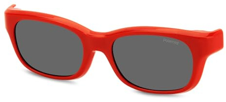 POLAROID KIDS Kinder Brille PLD K006 CL-ON Größe 45-15 mm Orange polarisiert