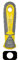 Mango de lima de plástico bimaterial grande con agujero de 8 mm