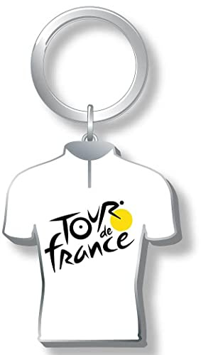 Tour de France Porte-clefs metal maillot blanc
