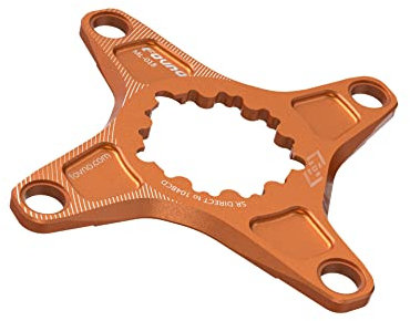 ALEFCO Fahrrad-Kettenblatt-Adapter Spider GXP Bike 104BCD Konvertierungskralle 4 Krallen GXP Kurbeldrehung Rennrad Direktmontage Kurbel 110BCD MTB Mountainbike Umwandlung Klaue 4 Krallen Set (orange)