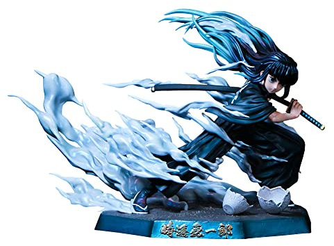 Zhongkaihua Mist Hashira Figur – 19,1 cm Tokitou Muichirou Kampf-Anime-Peripherie-Stil, PVC-Modell – Heimdekoration, Statue, Sammlung, Geschenk
