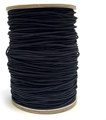 Bungee Cord Elastic Black 3mm 5mm 6mm Shock Stretch Cord Rope Securing Straps (3mm, 5 Metres)