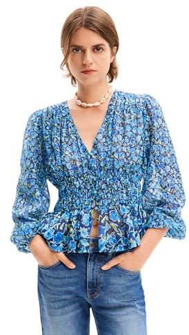 Desigual BLUS_ZOÉ, 5000 Navy, M