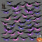 Halloween Dekoration 3D LED Fledermaus Lichter für Wand Dekor Aufkleber Licht,Simulation Fledermaus Licht für Außen Fenster Innen Fledermaus Wandaufkleber Schlafzimmer,Wohnzimmer