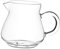 MagiDeal Pichet à Crème En Verre, Mini Carafe Tasse à Café En Verre, Pot à Lait En Verre Borosilicate, Verrerie avec Poignée, Verseur de Lait Transparent pour Thé, Expresso, Latte, 250 ml 7x5.5x8.3 cm